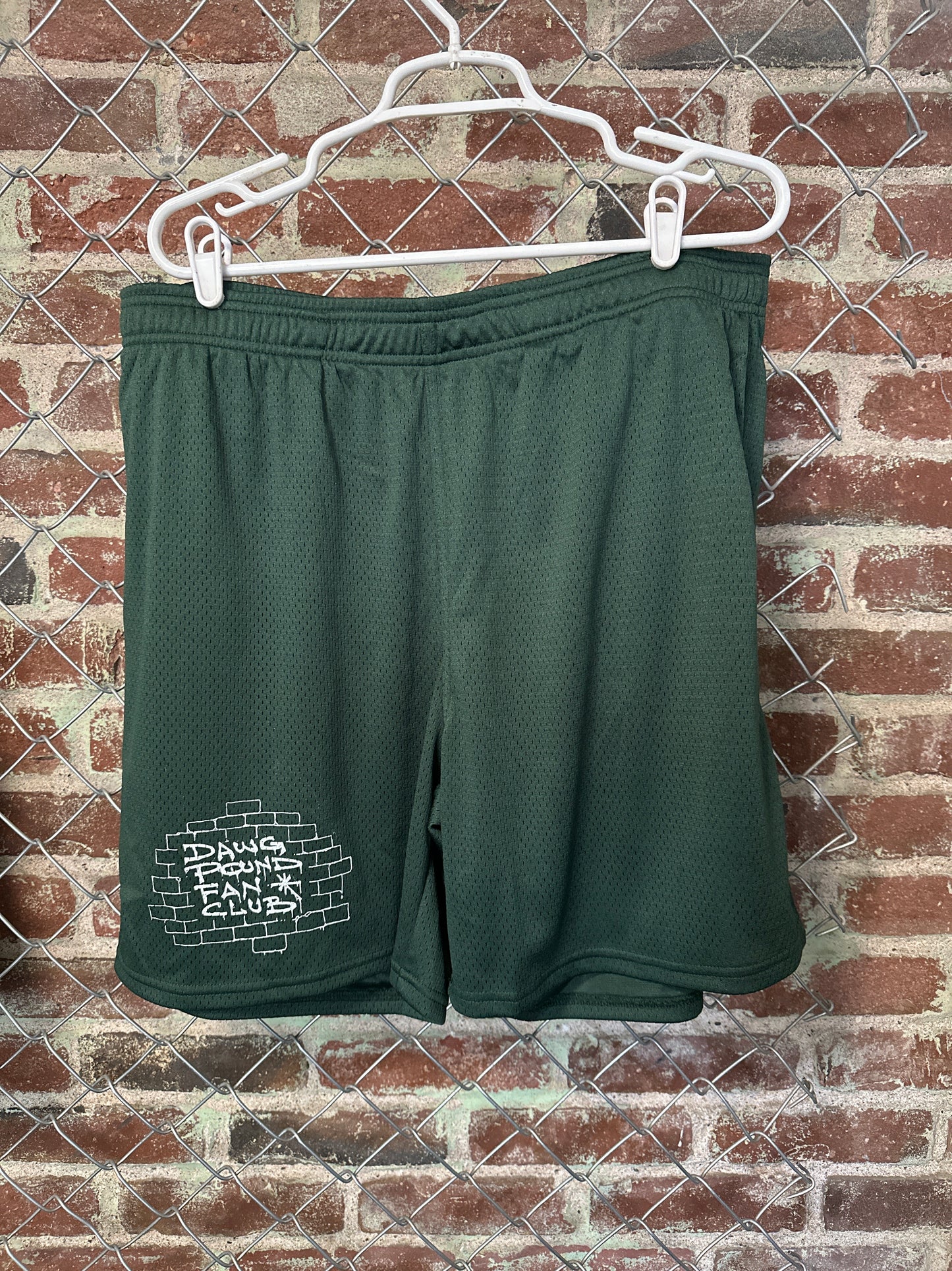 Dawgpound Fan Club Basketball Shorts Moss Green