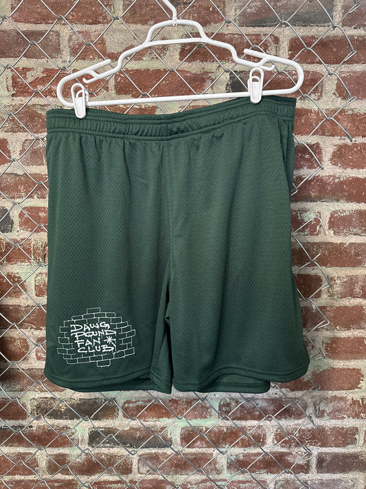 Dawgpound Fan Club Basketball Shorts Moss Green